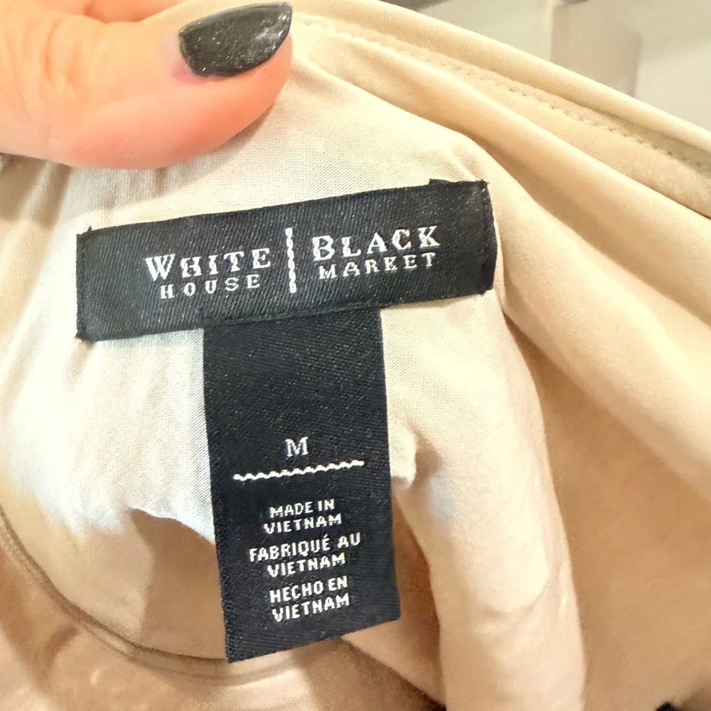 White House Black Market Sequin Shift Dress - Picture 8 of 9